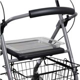 Drive rollator Gigo 2G - Opvouwbaar - Lichtgewicht (6,6 kg) - Incl. stokhouder, mand, zitje en rugsteun