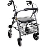 Drive rollator Gigo 2G - Opvouwbaar - Lichtgewicht (6,6 kg) - Incl. stokhouder, mand, zitje en rugsteun