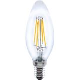 LED Filament Candle Lamp - E14 Fitting - Niet Dimbaar - Warm Wit - 4W - 470 Lumen