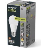 Integral Led lamp Dag en Nacht sensor - E27 - 2700K Warm wit licht - 9.5W