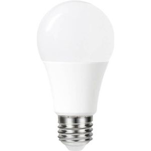 E27 LED lamp - Frosted - 8.5 Watt GLS - Niet dimbaar - 2700K Warm wit - 806 Lumen met 25.000 branduren - Incl. Schemersensor
