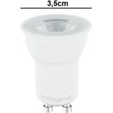 Enzo - MR11-GU10 LED Spot - Mat Wit - 3,4W - Vervanger Halogeen