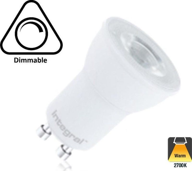Enzo - LED MR11 GU10 3,6W - Dimbaar - 2700K - Aluminium/Plastic
