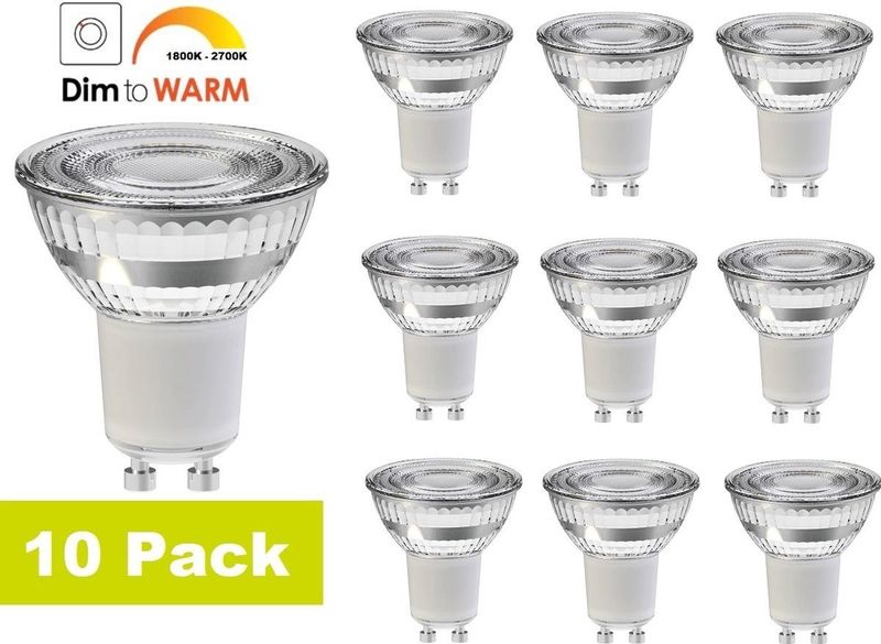 Integral - GU10 LED Spot - 10 Pack - 3,6 Watt - 400 Lumen - DIMTONE
