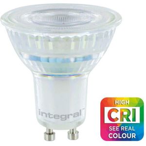 Integral LED GU10 5W 345lm 3000K 36º Dimbaar Ø5cm Cri95