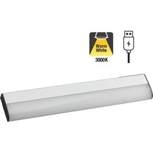 Integral LED - Sensorlux LED Kastverlichting - 1,2 watt - 100 lumen - 3000K Warm Wit - IR Hand/Door Sensor - Dimbaar - USB 5v Batterij Oplaadbaar - 261mm