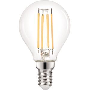 Kogellamp - E14 - 3.5W - Extra Warm Wit - 2700K - Dimbaar - Filament - Helder