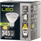 Integral LED spot MR16, dimbaar, 2.700 K, 3,4 W, 380 lumen