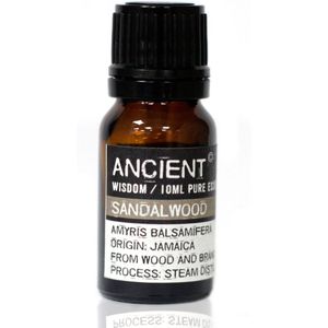 Sandelhout Etherische olie - 10 ml - Puur Natuur - Stress - Verkoudheid