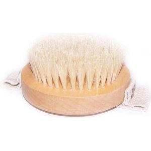 Lichaamsborstel - Rond - Hoogwaardige Kwaliteit - Met Handvat - Scrub borstel - 9x9cm