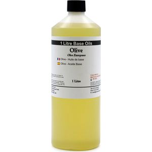 Basis Olie - Olijf Olie - 1 Liter - Aromatherapie - Basisolie - Draagolie - Basisolie Voor Etherische Oliën