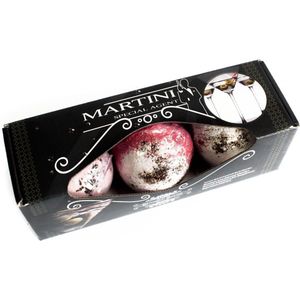 Something Different Bath Bomb Set of Three Martini Multicolours