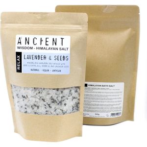 Himalayan Bath Salt Blend 500g - Relax Lavendel