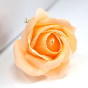 Zeep Bloemen - Medium Roos - Perzik Kleur - 50 stuks - 5x6.5cm