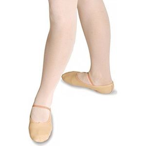 Roch Valley Leren ballerina's met all-voetbed - wijd gesneden, Lichtroze