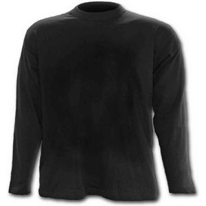 Spiral Longsleeve top -S- URBAN FASHION Zwart