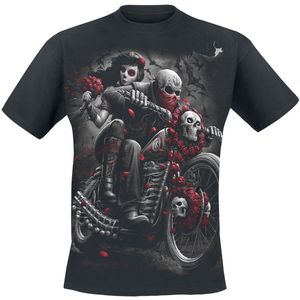 Spiral - DOTD Bikers - T-shirt - Zwart - 100% Katoen