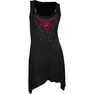 Spiral - Blood Rose - Dames Top - Zwart