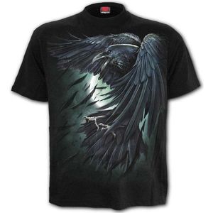 Spiral - Shadow Raven T-shirt - Zwart - 100% Katoen