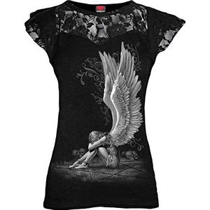 Spiral - Enslaved Angel - T-shirt - Zwart - Dames