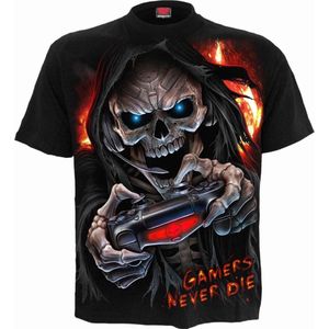 Spiral Heren Tshirt RESPAWN Zwart