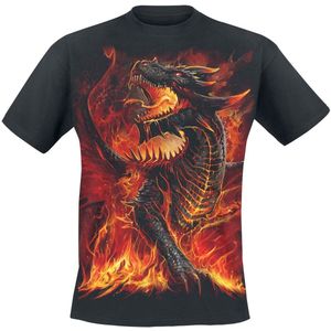 Spiral - M101 - T-shirt - Zwart - Korte Mouwen - Duurzaam Materiaal