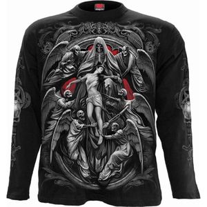Spiral Longsleeve shirt REAPER'S DOOR Zwart