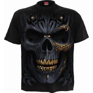 Spiral - BLACK GOLD Heren Tshirt Zwart