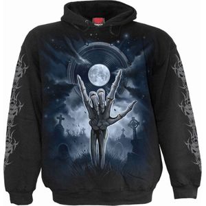 Spiral - Grim Rocker - Hoodie Zwart, Zwart, M