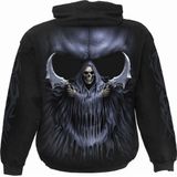 Spiral Double Death Trui met capuchon zwart S 100% katoen Everyday Goth, Gothic, Rock wear