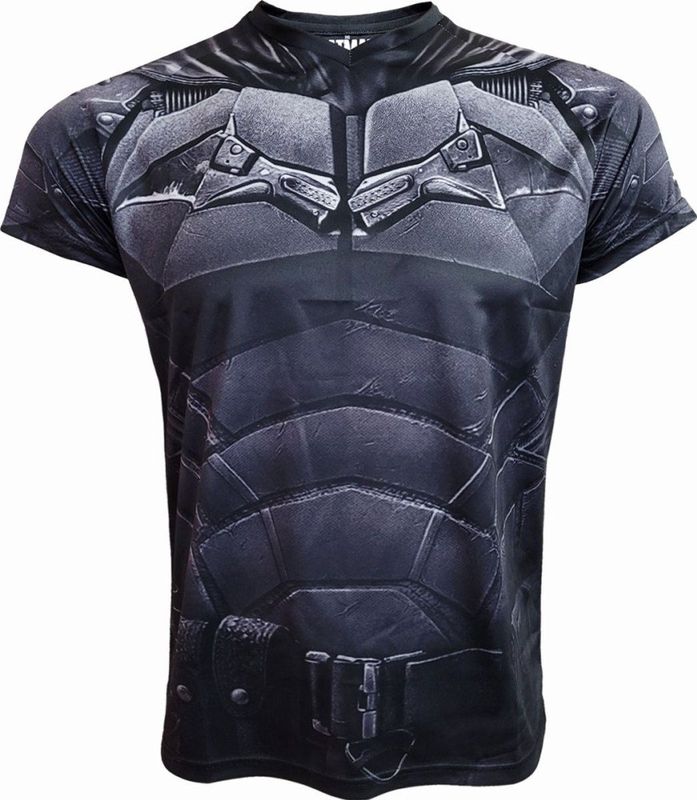Spiral Batman - BATMAN MUSCLE CAPE Heren Tshirt Zwart