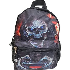 Spiral Respawn Sac à dos unisexe Multicolore Gothique Horreur Rockwear, multicolore, Einheitsgröße, Mini sac à dos avec poche pour téléphone portable