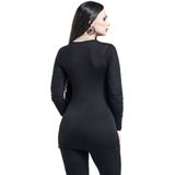 Spiral - T-shirt - Zwart - 95% Viscose 5% Elastaan