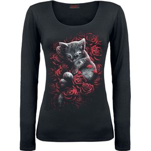 Spiral - T-shirt - Zwart - 95% Viscose 5% Elastaan