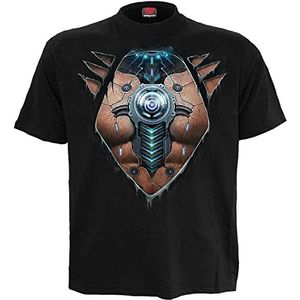 Spiral - Cyber Skin - T-Shirt Zwart - S, Zwart, S