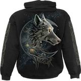 Spiral - M451 - Sweatshirt - Zwart - Met Capuchon