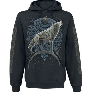 Spiral - M451 - Sweatshirt - Zwart - Met Capuchon