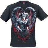 T-shirt - Zwart - 100% Katoen - Front Print