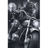 Spiral Nine Lives Heren Shirt met lange mouwen - zwart - XXL