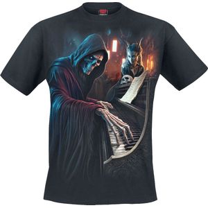 Spiral Midnight Blues Heren T-shirt - zwart - 3XL