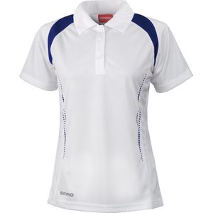 Spiro Dames/dames Sport Team Spirit Performance Polo Shirt (Wit/Zwaar)
