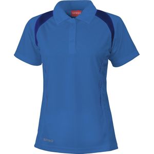 Spiro Dames dames Sport Team Spirit Performance Polo Shirt (Royal Navy)
