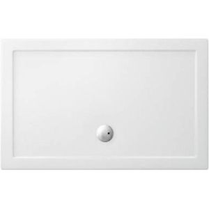 Crosswater Showertray douchebak 120x76x4cm rechthoek wit ST0R71200