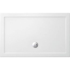 Crosswater Showertray douchebak 120x80x4cm rechthoek wit ST0R81200