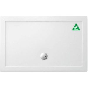 Crosswater Tray douchebak 150x90x3.5cm rechthoek met antislip acryl wit GP0R91500