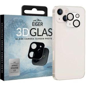 iPhone 13 Eiger 3D-glas Helder zwart cameraglasfilm