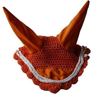 Rhinegold Vlieg Sluier/Geluidsdemper -Full-Mandarijn