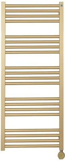 Crosswater MPRO - Elektrische Handdoekradiator - Geborsteld Messing (Goud) - 400 Watt