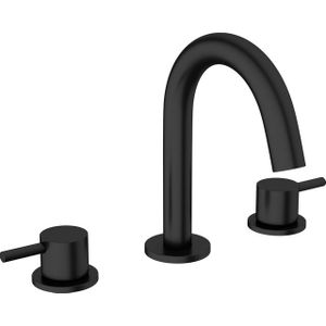 Crosswater MPRO Wastafelkraan inbouw - uitloop 13.5cm - zwart mat PRO135DNM