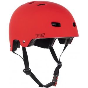 Bullet Deluxe T35 skateboard helm matte red